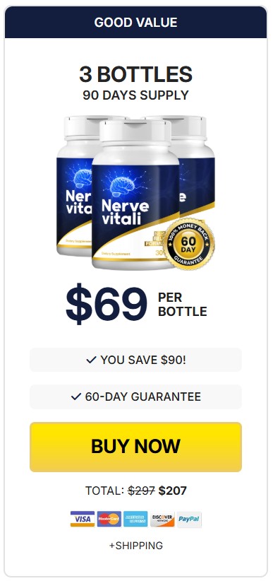 NerveVitali 3 Bottle Price